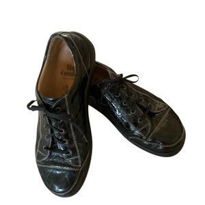 Finn Comfort SoHo Black leather sneakers